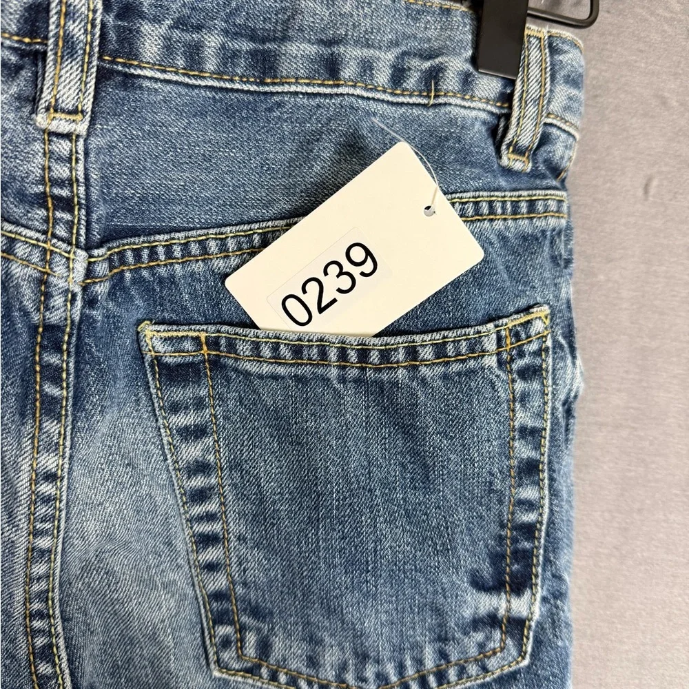 GAP Blue Straight-Leg Jeans with Distressed Details #239 / B6 - Picture 3 of 9